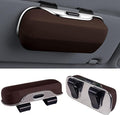 Evankin Universal Car Accessories Car Sun Visor Glasses Holder,Car Sun Visor Organizer Sunglasses Holder Clip On Sun Visor Secure Clip for Sunglasses