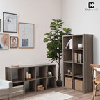 CAPHAUS Sturdy Room 13-Inch Cube Storage Organizer Shelf, with Extra Thick Exterior Edge, Open Storage Shelf Divider, Bookcas