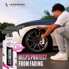 Legendary Gloss Dressing 16oz - Tire Shine Spray & Plastic Restorer – Water Based Tire Shine & Non-Greasy Interior/Exterior D