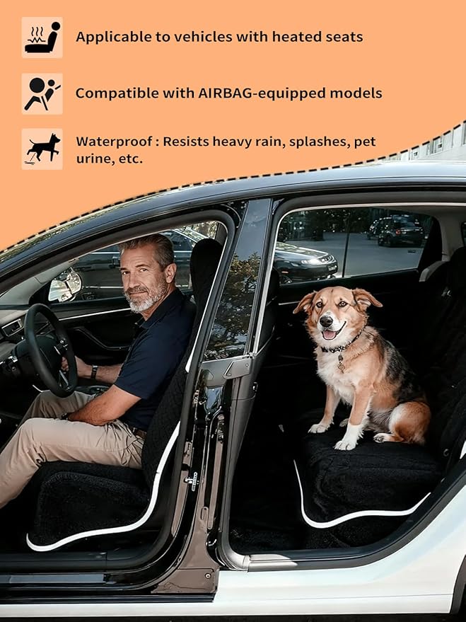 600g Ultra-Thick Waterproof Car Seat Cover Towel - Premium Heavy-Duty Terry Cloth Seat Protector for Gym, Beach, Athletes - U