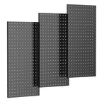 TORACK 3-Pack 12x24 inch Metal Pegboard Panels for Garage Wall, Tools Organizer Pegboard for Workbench, Workshop, Modular Peg