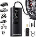 Tire Inflator Portable Air Compressor - Portable Cordless Mini Air Pump with Digital Pressure Gauge, 150PSI 3X Fast Inflation and Auto Shutoff Function Tires Pump for Cars
