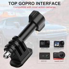 Center Console Dash Cam Mount&Dashboard Storage Tray for Hummer EV Accessories 2022-2025 2026 SUV Pickup,Rotatable Car Dash Cameras Mount Holder Box Organizer,Mount Fit for Action Camera