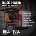 ANCEL HD100 Heavy Duty Truck Scanner with DPF Regen for Cummins & CAT Engines, Bluetooth Diesel Diagnostic Tool with