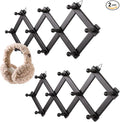 SCUNDA Expandable Hat Rack for Wall, Wall Hook for Coat/Mug/Baseball Cap, 2 Packs Hat Holder for Girls or Boys Room, Kids Roo