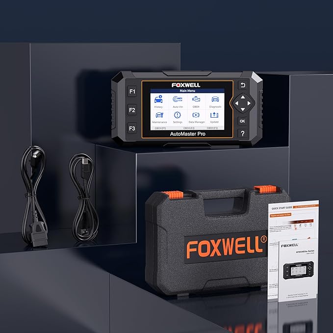 2026 FOXWELL NT614 Elite OBD2 Scanner with 5 Resets ABS Bleeding, SAS Calibration, Oil, EPB, Throttle, Upgrade of NT604 Code
