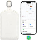 Luggage Tags Built-in Anti-Loss Tracker, Luxury Leather Luggage Tags for Suitcase, Travel Bags, Backpacks, Travel Organizer f