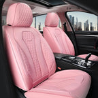 Coverado Car Seat Covers Full Set, Pink Seat Covers, Waterproof Car Seat Cover, Car Seat Cushion, Car Seat Covers Front Seats