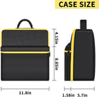 Car Jumper Starter Storage Bag Compatible with DEWALT DXAEJ14 Digital Portable Power Station Air Compressor, Carrying Case