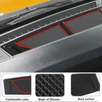 Auovo Dash Cover Tray Compatible with Ford Bronco Accessories 2021 2022 2023 2024 2025 2026 Bronco Silicone Dashboard Mat fit