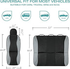Skechers Car Seat Covers,Leather Seat Covers with GOGA Mat Technology,Waterproof Car Seat Covers Front Seats,Airbag Compatibl