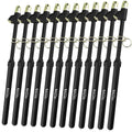 Dual Head Tire Pressure Gauge 10-150PSI, 12 Pcs Heavy Duty Semi Truck Tire Pressure Gauge 1-10 Bar, Air Pressure Gauge for Tires Extended Tube for Semi Truck, RV, Car, Motorcycle