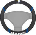 FANMATS NFL Unisex-Adult Embroidered Steering Wheel Cover