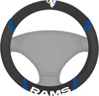 FANMATS NFL Unisex-Adult Embroidered Steering Wheel Cover