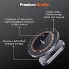 A2C All-Metal Gym Magnetic Phone Holder for MagSafe,High-End Workout Essentials for Men Women,[Dual N54 Magnet] Portable Phone Mount Gym Accessories Compatible with iPhone 17 16 15 14 13 12 (Gray)