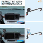 Aunginsy Dashboard Magnetic Phone Holder Compatible with Ford Maverick 2022-2024, Car 8-inch Navigation Screen Upper Panel Fixed Clip Mobile Phone Mount for Most Cell Smartphone Bracket Accessories