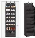 STORAGE MANIAC Over the Door Shoe Organizer Heavy-Duty Large Deep Pocket Hanging Shoe Organizer Shoe Rack Door Closet Shoe Or