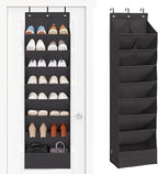 STORAGE MANIAC Over the Door Shoe Organizer Heavy-Duty Large Deep Pocket Hanging Shoe Organizer Shoe Rack Door Closet Shoe Or