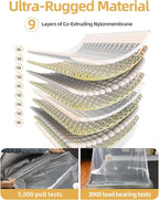 Vacuum Storage Bags for moving, Vacuum Seal Bags for Memory Foam, Latex, Clothing & Bedding, Space Saver Bags for Organizatio