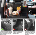 AutoChoice Foldable Car Seat Back Portable Tray with Phone Mount for Food Dining Drink and Laptop, Hanging Car Steering Wheel Tray(Upgrade)