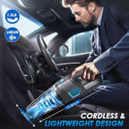 Handheld Vacuum Cordless, 15000PA Strong Suction Hand Held Car Vacuum Cleaner Rechargeable, Portable Hand Vacuum with Multi-N