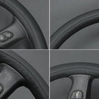 MEWANT Steering Wheel Cover for Chevy Silverado 1500/2500 / 3500 2003-2006 / Silverado 1500 2500HD 3500 Classic/Trailblazer Hand-Stitched Microfiber Leather Steering Wheel Wrap