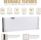 RAPTUROUS Adjustable Deep Drawer Divider – 5" Tall, Expandable 13-22", 10-Pack, Non-Slip Drawer Dividers for Clothes, Dresser