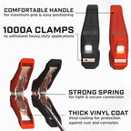 Energizer Jumper Cables for Car Battery with Built-in LED Lights, Heavy Duty Automotive Booster Cables for Jump Starting Dead or Weak Batteries - Carrying Bag Included (25-Feet (1-Gauge)