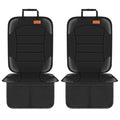 Siivton Car Seat Protector for Child Seat Cushion for Leather and Fabric Seats, 2 Mesh Pockets, Non-Slip Backing, Carseat Pro