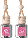 C&E Craft Co Hanging Car Air Freshener Diffuser 2 Pack, Long Lasting Fragrance Oil Car Freshener, Glass Bottle Auto Air Fresh