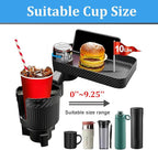 Car Cup Holder Expander Water Bottle Base fit Stanley for Yeti Rambler for Hydro Flasks 14/24/32/36/40oz -Adjustable Expandab