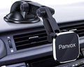 Magnetic Phone Car Mount, Universal Dashboard Windshield Car Phone Mount Holder with Upgraded 3.2" Suction Cup,8 Strong Magnets Compatible with iPhone 11 Pro X XS Max XR Galaxy Note10 S10 (B)
