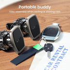 LISEN 2-Pack Magnetic Phone Holder for Car: 6 Military Magnets, Gold Vent Phone Mount