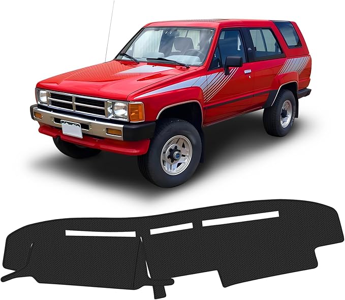 FIILINES Dash Cover for 1984-1988 Toyota 4Runner Pickup Truck, Dashboard Mat Accessories Dash Cover Sunshade Nonslip Mesh Pro