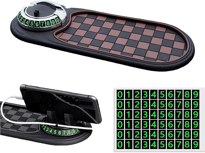 Anti-Slip Mat Solves Every Driver's Biggest Frustration, Auto Dashboard Organizer Pad, Universal Anti-Slip Car Dashboard Mat 