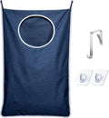 KEEPJOY XL Hanging Laundry Hamper Bag, Large 36"x22" Clothes Hanging Hamper with Strong Hooks for Dirty Clothes Laundry Stora
