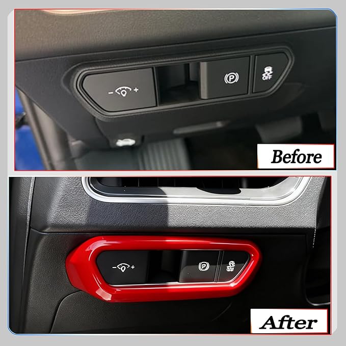 Front Lamp Adjustment Cover,for Kia k4 2024 2025 2026,Stylish Automobile Front Lamp Adjusting Trim Accessories - Wine Red