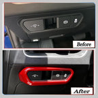 Front Lamp Adjustment Cover,for Kia k4 2024 2025 2026,Stylish Automobile Front Lamp Adjusting Trim Accessories - Wine Red