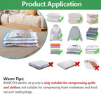 Electric Pump for Vacuum Storage Bags, Travel Vacuum Pump for Various Vacuum Seal Bags Portable Vacpack Air Pump for Compress