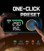 Fanttik X10 APEX Tire Inflator Portable Air Compressor, 35s Fast Inflation, 150 PSI Cordless Tire Inflator with Digital Pressure Gauge, Car Air Pump for MPV, SUV, Bikes, Motorcycles, Balls