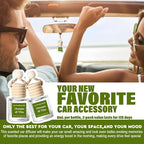 C Classy Car Air Freshener Hanging 2 Pack, Oceano Essential Diffuser for Cars, Cute Car Accessories, Long-Lasting Fragrance, 