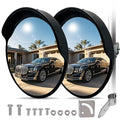 18" Convex Mirror Outdoor, 2 Pack Security Mirror for Driveway, Garage, Warehouse, Blind Spot, and Office, 18 Inch Traffic Security Safety Covex Mirrors