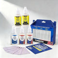 Plastic Scratch Remover & Polish Kit, 3-Level Plastic Restorer for Light to Heavy Scratches, Improves Clarity on Headlight Covers, Acrylic, Plexiglass & Plastic Surfaces, 5-Piece Set (150ml Total)