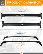 Snailfly Aluminum Roof Rack Cross Bars with Lock Fit for Honda CRV CR-V 2017-2022, 330lbs Crossbars Anti-Wobble & Wind Noise Reduction Heavy Duty Cargo Carrier Accessories