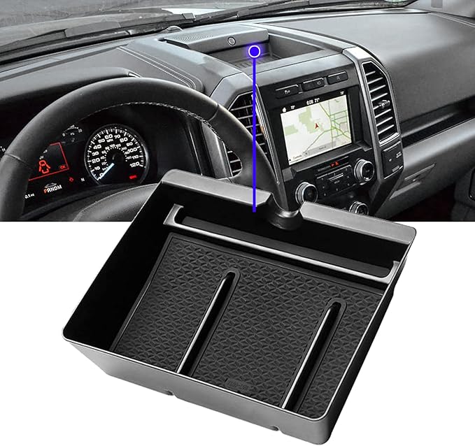 2020 F150 Dashboard Storage Box Organizer Tray for 2015-2020 Ford F150 2018-2020 Expedition Dash Storage Tray Accessories