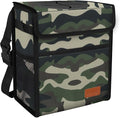 Car Trash Can Leak Proof Car Trash Bag Waterproof Car Garbage Can with Lid for SUV Front Seat Multipurpose Car Hanging for Headrest Collapsible and Portable with Storage Mesh Pocket– Camouflage