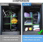 PIMCAR Compatible with Honda Pilot 2016-2022/Honda Ridgeline 2017-2023/Honda Passport 2019-2023 Center Console Organizer