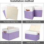 Large Toy Box with Lid, Sturdy Toy Storage Chest Bin Boxes Organizer Basket with Dividers for Toddlers, Kids, Boys, Girls, Nu