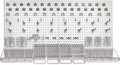 Azar Displays 900988-WHT 48" x 24" Pegboard Organizer Kit in White