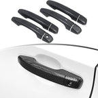 YINGTUU for Honda Accord 10th Gen 2018 2019 2020 2021 2022 Accessories Stickers Door Handle Cover Decals Carbon Fiber Pattern